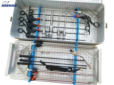 Máinliacht Bosca steiriliú laparoscopic ionscópacht ionscópachta 5mm laparoscopy fórsa snáthaid Sealbhóir Sraith Laparoscopy